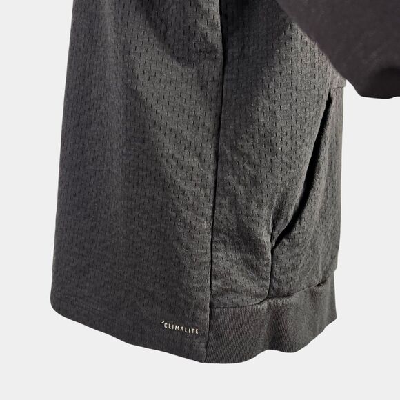 Adidas Squad Bomber Black Full Zip Jacket Women’s Large Climalite Athletic - Picture 11 of 15